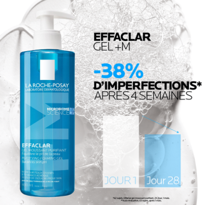 LA ROCHE POSAY - Effaclar gel moussant purifiant peaux