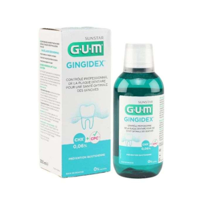 GUM - Bain de bouche gingidex 0.06 chx 300 ml | LE PARA