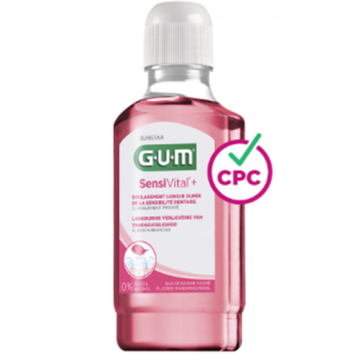 GUM - Bain de bouche sensivital + 300 ml ref 6081 | LE PARA
