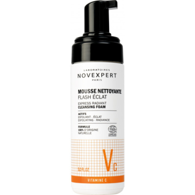 NOVEXPERT - Flash eclat mousse nettoyante 150 ml | LE PARA