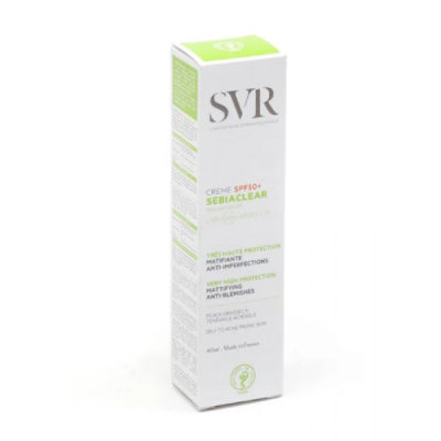 SVR - Sebiaclear spf 50+ creme 40 ml | LE PARA