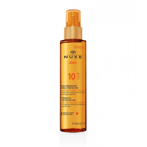 NUXE - Sun huile bronzante faible protection spf10 150 ml