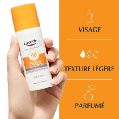 EUCERIN - Sun fluide pigment control 50 ml spf 50 | LE PARA