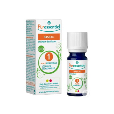 PURESSENTIEL - Huile essentielle basilic bio 5 ml | LE PARA