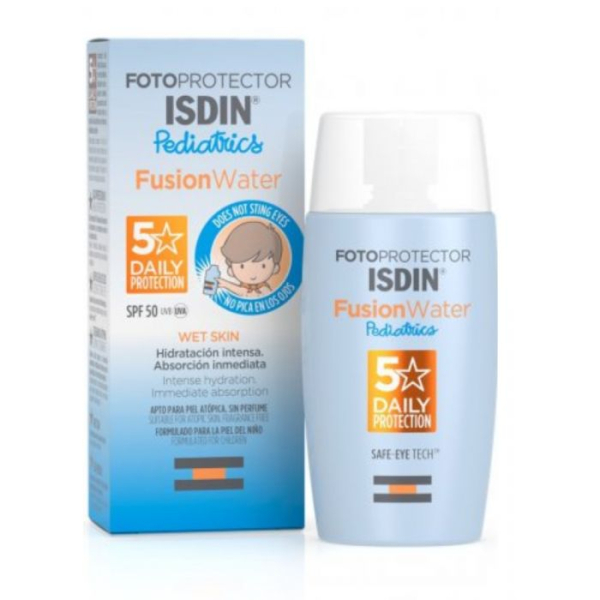 ISDIN - Fotoprotector spf 50+ pediatrics fusion water 50 ml