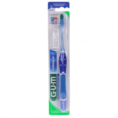 GUM - Brosse a dents technique medium compact ref 493