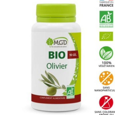 MGD NATURE - Olivier bio 90 gelules | LE PARA