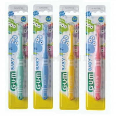 GUM - Brosse a dents baby 0-2 ans ref 213 | LE PARA