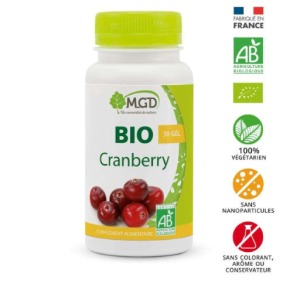 MGD NATURE - Cranberry bio 30 gelules | LE PARA