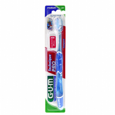 GUM - Brosse a dents technique pro medium compacte 528