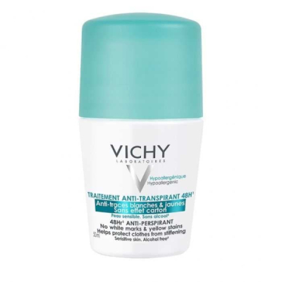 VICHY - Traitement anti transpirant anti traces blanches et