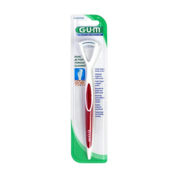 GUM - Gratte langue double action ref 760