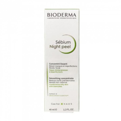 BIODERMA - Sebium peel concentre lissant nuit peaux