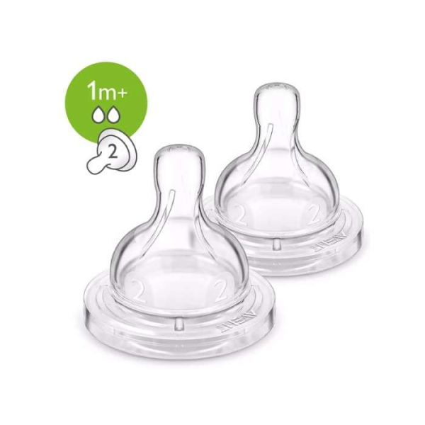 AVENT - Classique 2 tetines- 1m+ / 2t