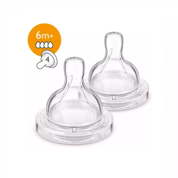 AVENT - Classique 2 tetines-6m+ / 4t