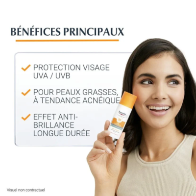 EUCERIN - Sun protect oil control spf 50+ toucher sec 50 ml