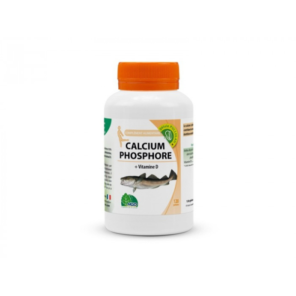 MGD NATURE - Calcium phosphore vitamine d 520 mg - 120 gelules