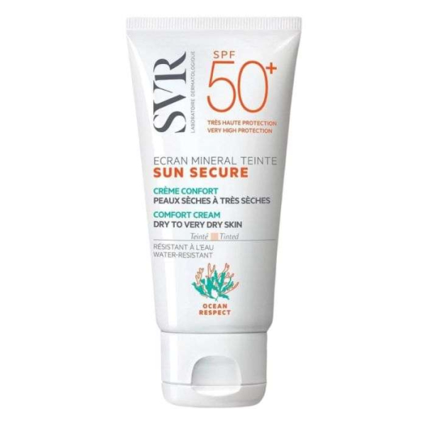SVR - Sun secure ecran mineral teinte spf 50+ peaux seches a tres seches