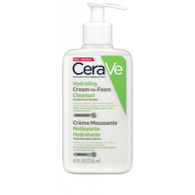CERAVE - Creme moussante hydratante 236 ml | LE PARA