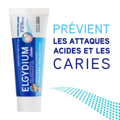 ELGYDIUM - Dentifrice junior 7-12 ans 50 ml | LE PARA