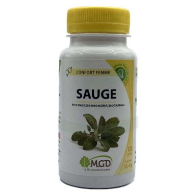 MGD NATURE - Sauge 120 comprimees | LE PARA