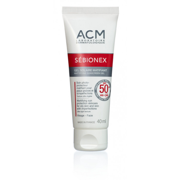ACM - Sebionex gel solaire matifiant spf 50+ 40 ml