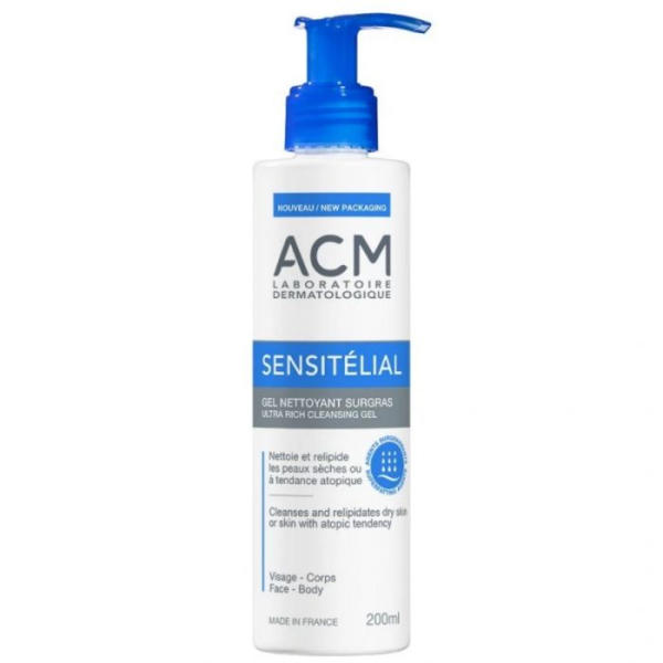 ACM - Sensitelial gel nettoyant surgras 200ml