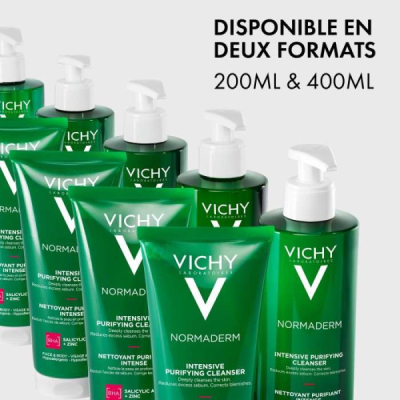 VICHY - Normaderm gel purifiant intense peau grasse et