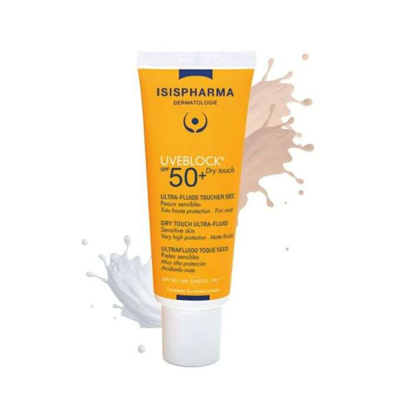 ISISPHARMA - Uveblock ultra fluide spf 50 dry touch teinte claire 40 ml