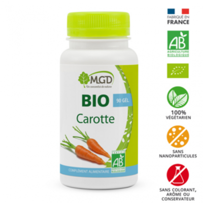 MGD NATURE - Bio carotte 90 gelules | LE PARA