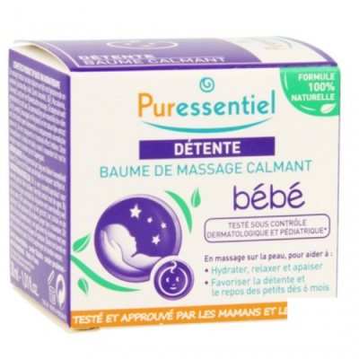 PURESSENTIEL - Sommeil detente baume de massage bb | LE PARA