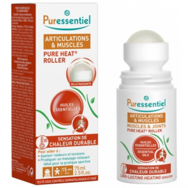PURESSENTIEL - Articulation muscles pureheat roller 75 ml