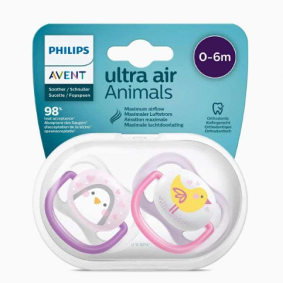 AVENT - Ultra air animals girl 0-6 mois | LE PARA