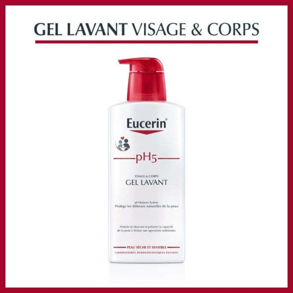 EUCERIN - Gel lavant ph 5 400 ml