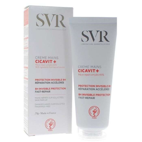 SVR - Cicavit + crème mains protection invisible 8h -75g
