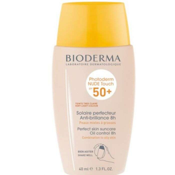 BIODERMA - Photoderm nude touch 50+ tres claire 40 ml