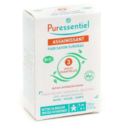 PURESSENTIEL - Assainissant pain savon surgras 100 g | LE PARA
