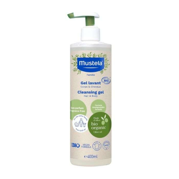 MUSTELA - Gel lavant corps et cheveux 400 ml