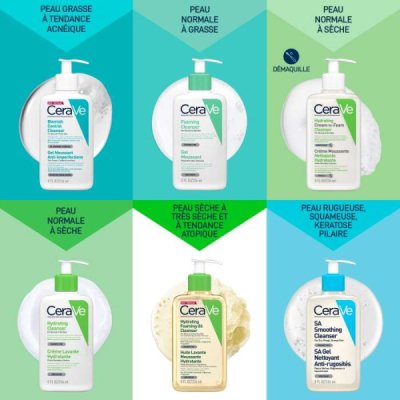 CERAVE - Gel moussant anti imperfections 236 ml | LE PARA