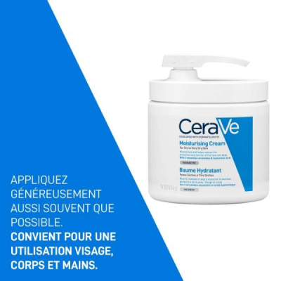 CERAVE - Baume hydratant avec pompe 454 g | LE PARA