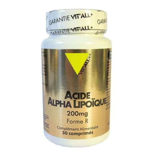 VIT'ALL+ - Acide alpha lipoique 200mg 30 comprimes