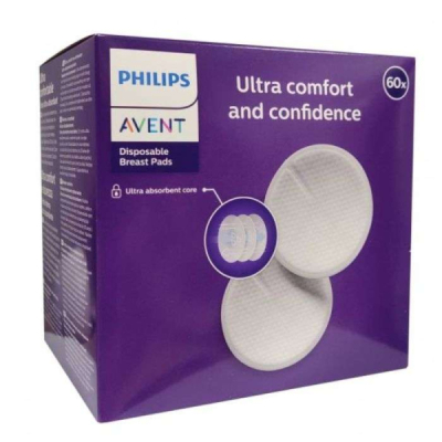 AVENT - Coussinets d'allaitement ultra comfort 60 jours
