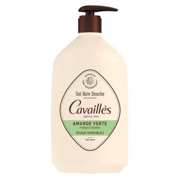 ROGE CAVAILLES - Gel bain et douche amande verte peaux sensibles 1l