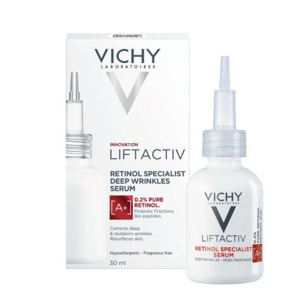 VICHY - Liftactiv retinol serum soin anti rides tous types de peaux 30 ml