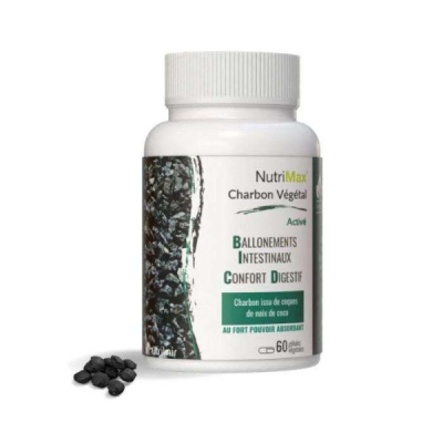 NUTRIMAX - Charbon vegetal active 60 gelules | LE PARA