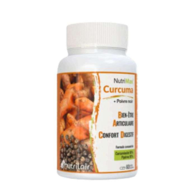 NUTRIMAX - Curcuma + poivre noir 60 gelules | LE PARA