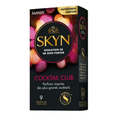 MANIX - Skyn cocktail club 9 preservatifs | LE PARA