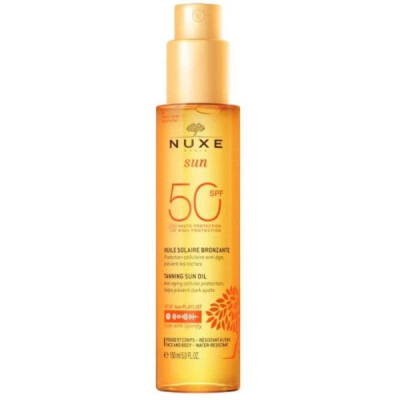 NUXE - Sun huile solaire bronzante 150 ml spf 50 | LE PARA