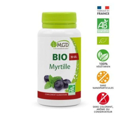 MGD NATURE - Bio myrtille 90 gelules | LE PARA