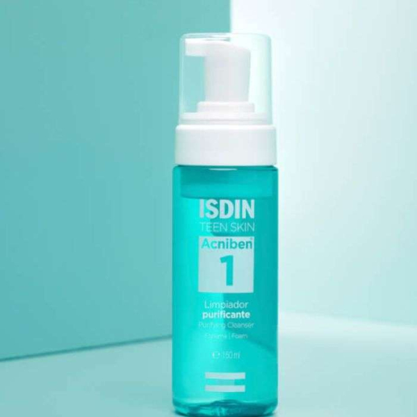 ISDIN - Teen skin acniben 1 nettoyant purifiant 150 ml